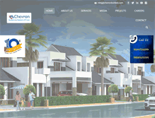 Tablet Screenshot of chevronbuilders.com